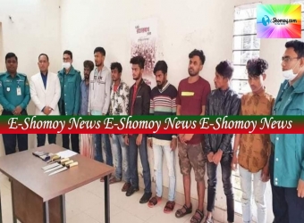 গাজীপুর টঙ্গী এলাকায় আট জন ছিনতাইকারী আটক