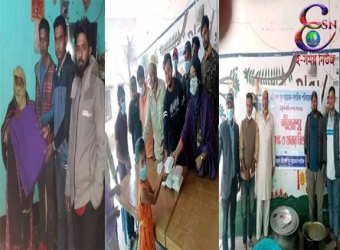 শ্রীমঙ্গল যুব সচেতন নাগরিক পরিষদের কার্যক্রম চলমান এতিম শিশু ও অসহায় পরিবারের শীতবস্ত্র বিতরণ