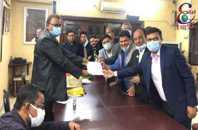  মোহাম্মদ জোবায়ের এর দলীয় মনোনয়ন ফরম জমা