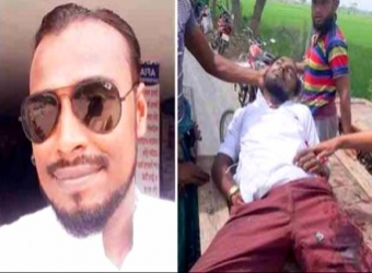 ট্রলি-মোটরসাইকেলের মুখোমুখি সংঘর্ষে সাংবাদিক নিহত