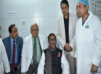 ওবায়দুল কাদের হাসপাতাল ছাড়লেন