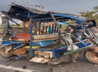 পটুয়াখালী-কুয়াকাটা মহাসড়কে সাহেব বাড়ি স্টেশনে সড়ক দুর্ঘটনায় নিহত ১