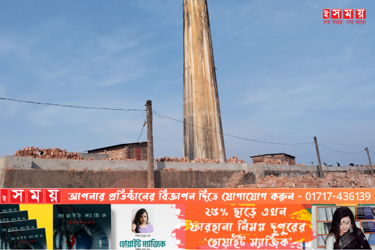 মদনে অবৈধ ৫ ইটভাটায় হুমকিতে কৃষি জমি