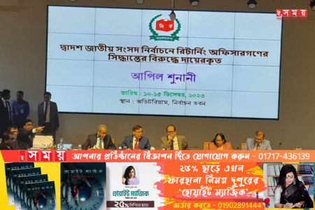 শুনানির দ্বিতীয় দিনের প্রথমার্ধে প্রার্থিতা ফিরে পেলেন ২৮ জন