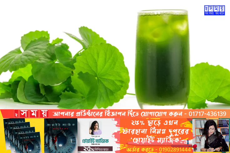 পেটের সমস্যা দ্রুত কমায় থানকুনি পাতা