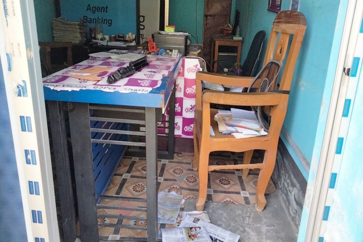 নড়িয়া ইত্তেফাক পত্রিকার   সাংবাদিকের অফিসে তালা ভেঙ্গে চুরি 