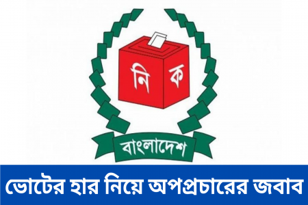 ভোটের হার নিয়ে অপপ্রচারের জবাব