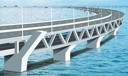 পায়রা বন্দরে নির্মিত হচ্ছে ৯৫০ কোটি টাকা ব্যায়ে ডোজ ক্যাবল সেতু