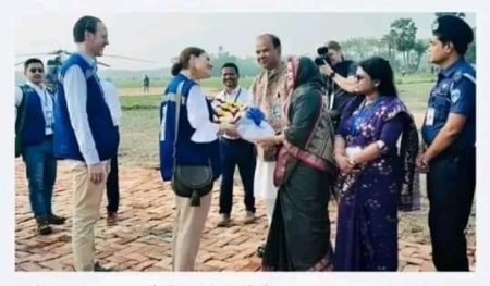 হাতিয়ায় পৌঁছেছেন সুইডেনের রাজকন্যা 