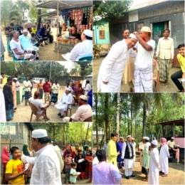 শ্রীবরদী উপজেলা পরিষদ নির্বাচন কে সামনে রেখে খন্দকার ফারুক আহমেদ এর ব্যাপক গনসংযোগ চলছে