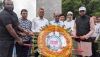 শহীদদের স্মরণে খাগড়াছড়িতে আইডিইবি'র পুষ্পার্পন