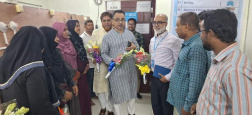 জেপিটিটিসি পরিদর্শনে আইএলও কক্সবাজার এর ন্যাশনাল প্রোগ্রাম কর্ডিনেটর ও কক্সবাজার চেম্বার সভাপতি