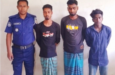 অপহরণ করে  কিশোরীকে গণধর্ষণ, ৩ ধর্ষক গ্রেপ্তার 