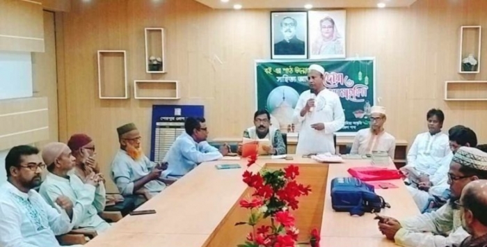 শেরপুরে বই এর মোড়ক উন্মোচন ও সাহিত্য আড্ডা অনুষ্ঠিত
