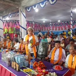 রাজস্থলীতে শ্রী কৃষ্ণের দোল পঞ্ছমী উপলক্ষে হরি মন্দিরে ধর্মসভা অনুষ্ঠিত।