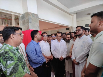 ববিতে দৃষ্টিনন্দন ফোয়ারা ও সৌন্দর্যবর্ধন কাজের উদ্বোধন