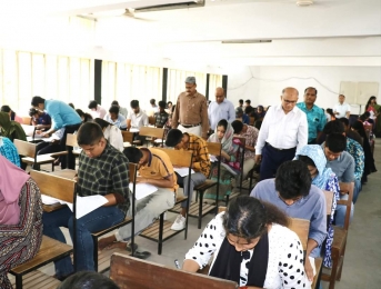হাবিপ্রবি তে গুচ্ছ বিশ্ববিদ্যালয়সমূহের এ ইউনিটের ভর্তি পরীক্ষা অনুষ্ঠিত। 
