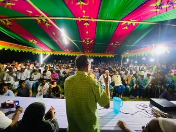 ইন্জিনিয়ার ওয়াছেল কবির গুলফামের নির্বাচনী সভা।