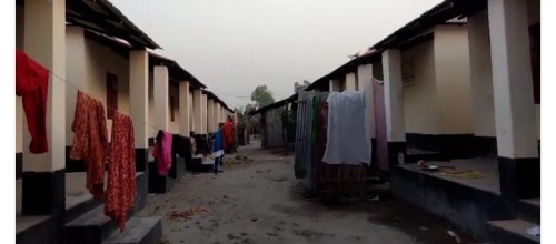 ডোমারে এক গুচ্ছ গ্রামে বিদ‍্যুৎ ও পানির সংকট। 