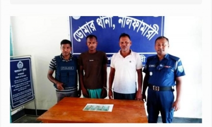 আন্তঃজেলা ডাকাত দলের সদস্য আটক। 