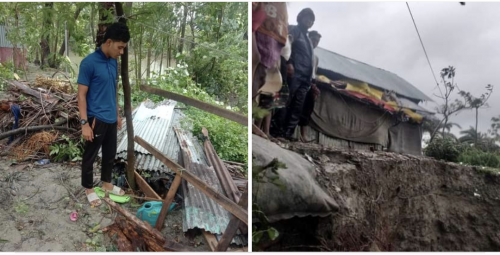 ভোলায় ঘুর্ণিঝড় রেমালে ক্ষতিগ্রস্ত মানুষদের পাশে ইয়েস বাংলাদেশ টিম