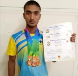 জাতীয় পার্যায়ে  অ্যাথলেটিকস দীর্ঘ ও উচ্চ লাফে দেশসেরার তালিকায়  ঠাকুরগাঁওয়ের সজল