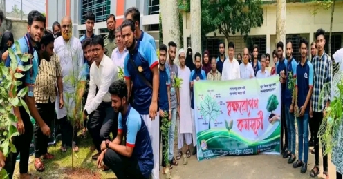 গৌরনদী ব্লাড ডোনার্স ক্লাবের মাসব্যাপী বৃক্ষ রোপণ কর্মসূচির প্রথম ইভেন্ট ও শুভ উদ্বোধন।