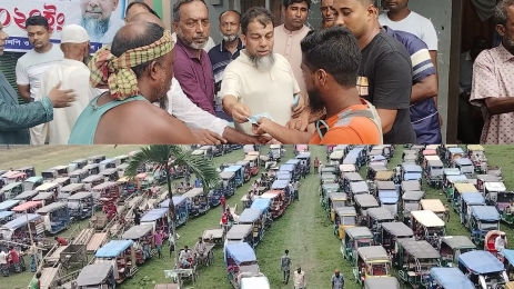 ফরিদগঞ্জ উপজেলা বিএনপির আহ্বায়ক আলহাজ্ব এম এ হান্নানের কোরবানির মাংস ও নগদ টাকা বিতরন