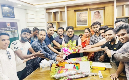 চৌগাছায় নির্বাচিত উপজেলা চেয়ারম্যান  দায়িত্বভার গ্রহন