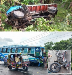 বরগুনায় পৃথক দুইটি সড়ক দুর্ঘটনায় নিহত-১ ব্যবসায়ী, আহত-৪