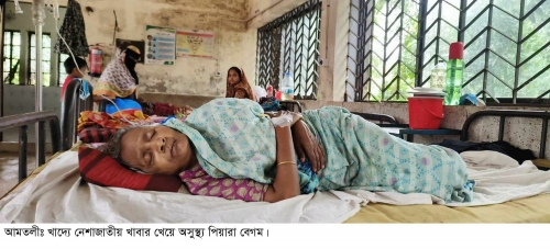 নেশাদ্রব্য মেশানো খাবার খেয়ে একই পরিবারের শিশুসহ অচেতন ৫