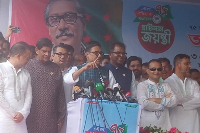 আমরা বৃষ্টিবাদল বুঝি না, সব মৌসুমেই খেলা হবে: ওবায়দুল কাদের