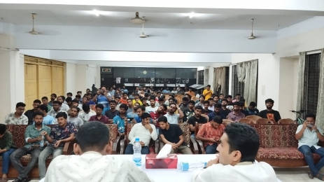 পূর্ণাঙ্গ কমিটি ঘোষণার পর ইবি শাখা ছাত্রলীগের প্রথম কর্মী সভা