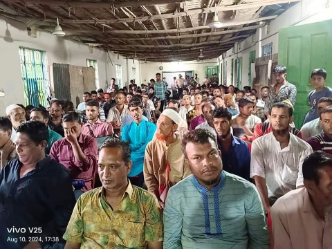 মিরসরাইয়ে ইছাখালীতে বিএনপির উদ্যোগে   ছাত্র-জনতার বিজয় উৎসব ও সমাবেশ