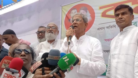 শেখ হাসিনা দিল্লিতে বসে ষড়যন্ত্র করছে - মির্জা ফখরুল। 