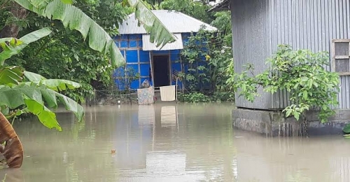 নোয়াখালীতে টানা বৃষ্টিতে তলিয়ে গেছে  হাতিয়া, নিঝুম দ্বীপ 