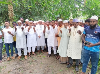 চৌগাছার আল আমিনের কবর জিয়ারতে বিএনপির নেতৃবৃন্দ 