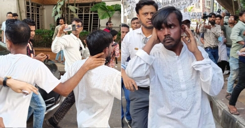 তারেক রহমানকে কথিত ব্যঙ্গ-বিদ্রুপের দায়ে  হিরো আলমকে মারধর