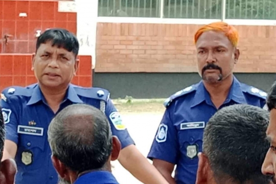 ফুলপুরে নবাগত ওসি গ্রাম পুলিশের সঙ্গে পরিচয় ও মতবিনিময়