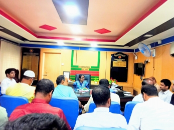 কালাইয়ে সাংবাদিকদের সাথে মতবিনিময় করেছেন নবাগত ইউ.এন.ও 