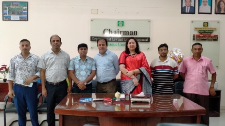 ইবির ল এন্ড ল্যান্ড ম্যানেজমেন্ট বিভাগের সভাপতির দায়িত্বে সহকারী অধ্যাপক মেহেদী হাসান 