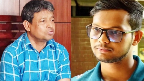 ডিবিতে হাত, পা ও চোখ বেঁধে ঝুলিয়ে মারধর করা হয় ।