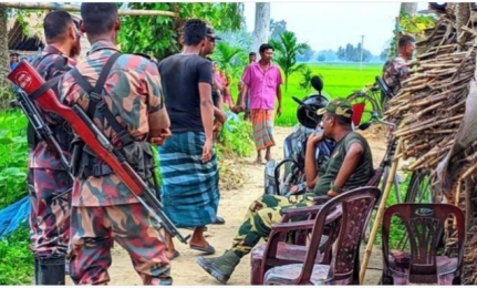 ঠাকুরগাঁও সীমান্তে বিএসএফ সদস্যকে আটক করেছে বিজিবি