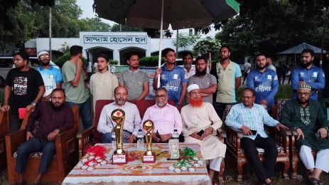 ইবিতে শহীদ আবু সাইদ ফুটবল টুর্নামেন্টে চ্যাম্পিয়ন ‘ধানসিঁড়ি’ 