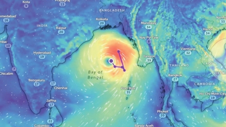  ‘দানা’ আজ সকালে একটি মারাত্মক ঘূর্ণিঝড়ের রূপ নিতে পারে।