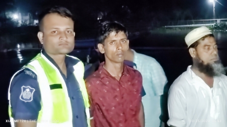 নলছিটিতে নিষেধাজ্ঞা অমান্য করে ইলিশ ধরার দ্বায়ে এক জেলের কারাদণ্ড।