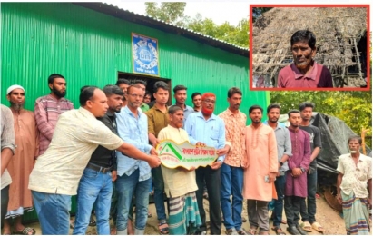 ‘দ্বীপাঞ্চল হাতিয়া’র সহায়তায় কিতাব আলী পেল নতুন আশ্রয় ঠিকানা