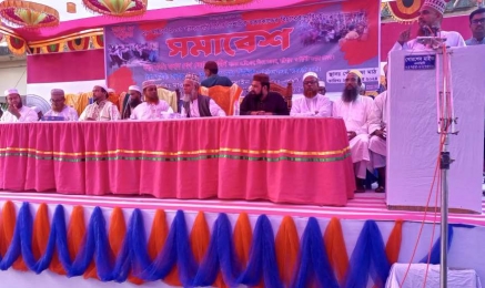 ২০০৬ সালের ২৮ অক্টোবরের আ'লীগের পৈশাচিক হত্যা কান্ডের বিচারের দাবিতে নলছিটিতে জামায়াত ইসলামীর সমাবেশ।
