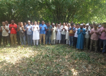 চৌগাছায় প্রায়ত বিএনপি নেতাদের কবর জিয়ারত করেন মিজান খান