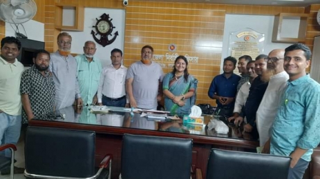 কালীগঞ্জে নবাগত ইউএনও’র সাথে প্রেসক্লাবের মতবিনিময়।।